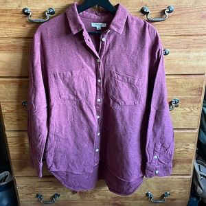 Madewell oversized flannel